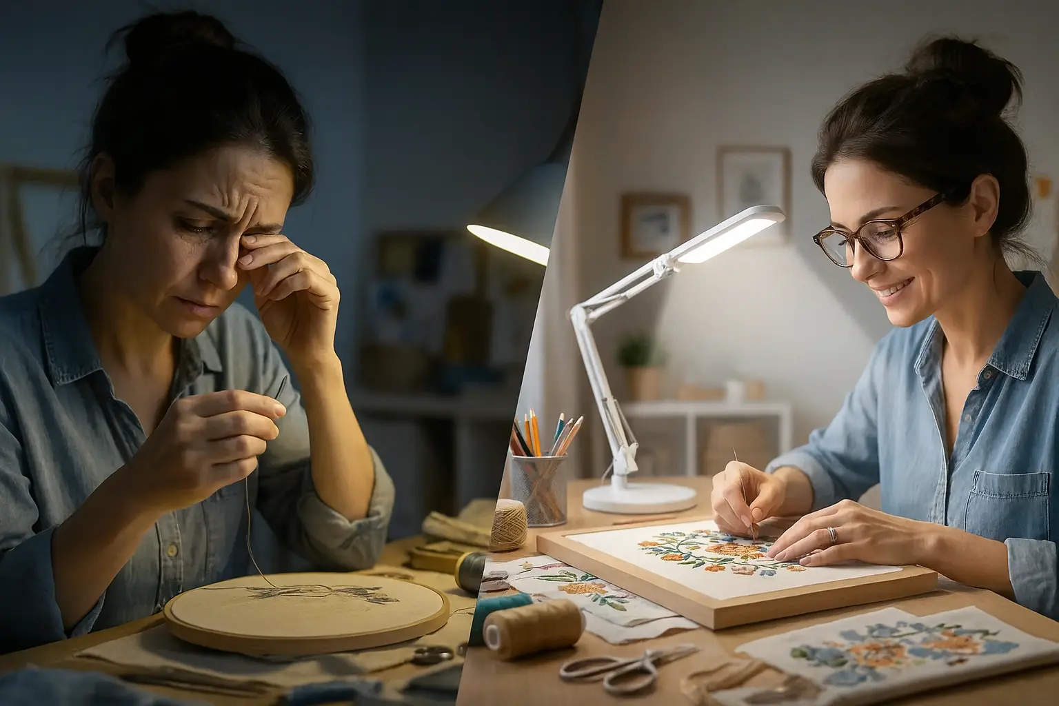 A Ferramenta Invisível: Por Que a Saúde Ocular é Vital para o Artesanato