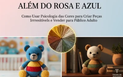 Além do Rosa e Azul: Como Usar a Psicologia das Cores para Criar Peças Irresistíveis e Vender para o Público Adulto.