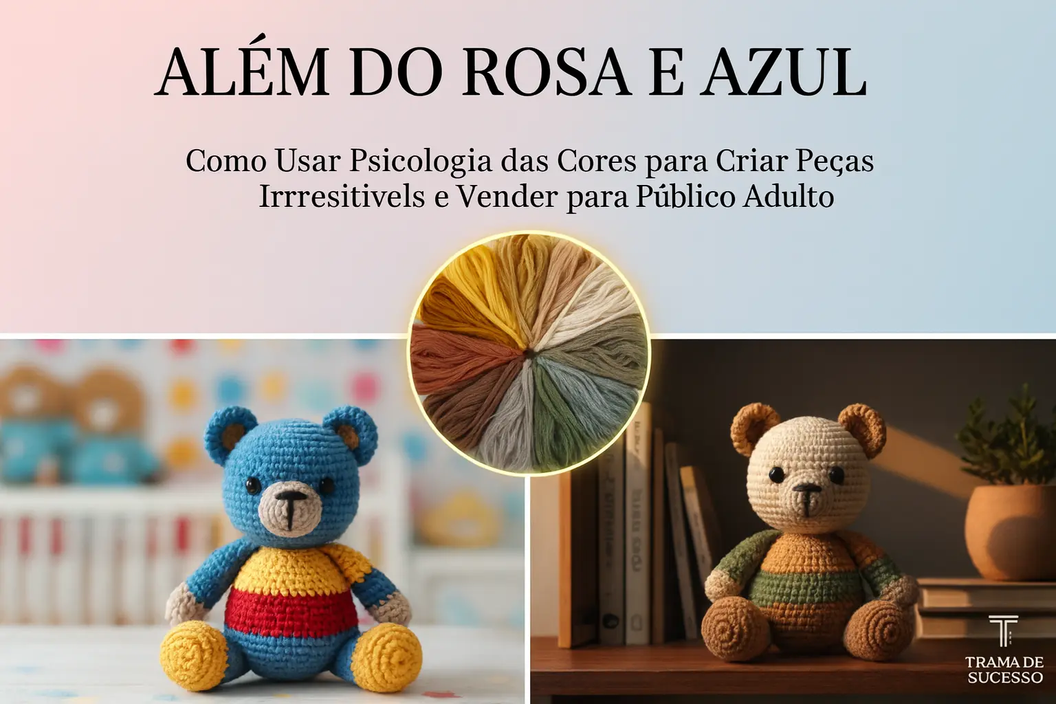 Além do Rosa e Azul: Como Usar a Psicologia das Cores para Criar Peças Irresistíveis e Vender para o Público Adulto.