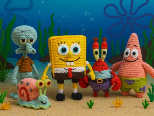 Como Personagens de Desenho Podem Aumentar Suas Vendas (Receita Bob Esponja Amigurumi Grátis) Como Personagens de Desenho Podem Aumentar Suas Vendas (Receita Bob Esponja Amigurumi Grátis)