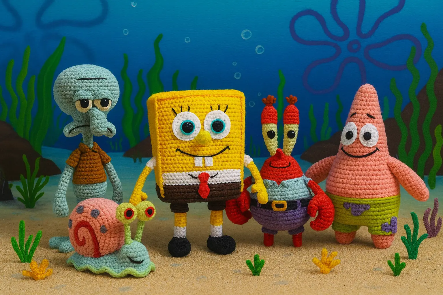 Como Personagens de Desenho Podem Aumentar Suas Vendas (Receita Bob Esponja Amigurumi Grátis)