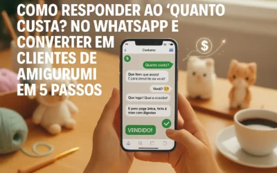 Como Responder ao ‘Quanto Custa?’ no WhatsApp e Converter Curiosos em Clientes de Amigurumi em 5 Passos.