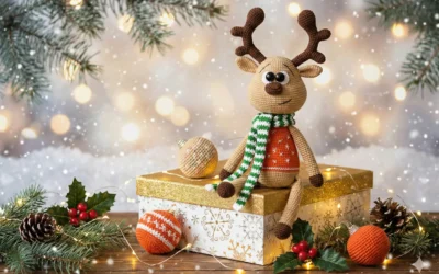 Crie a Rena Nick: O Amigurumi Perfeito para o Natal (Com Receita Passo a Passo Grátis!)