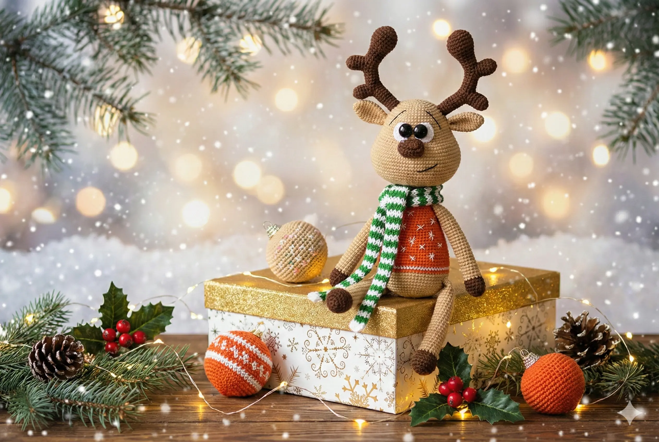 Crie a Rena Nick: O Amigurumi Perfeito para o Natal (Com Receita Passo a Passo Grátis!)