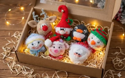O Guia Definitivo dos Enfeites Natalinos de Luxo: Como Criar (e Vender!) a Coleção “Contos de Natal” em Amigurumi