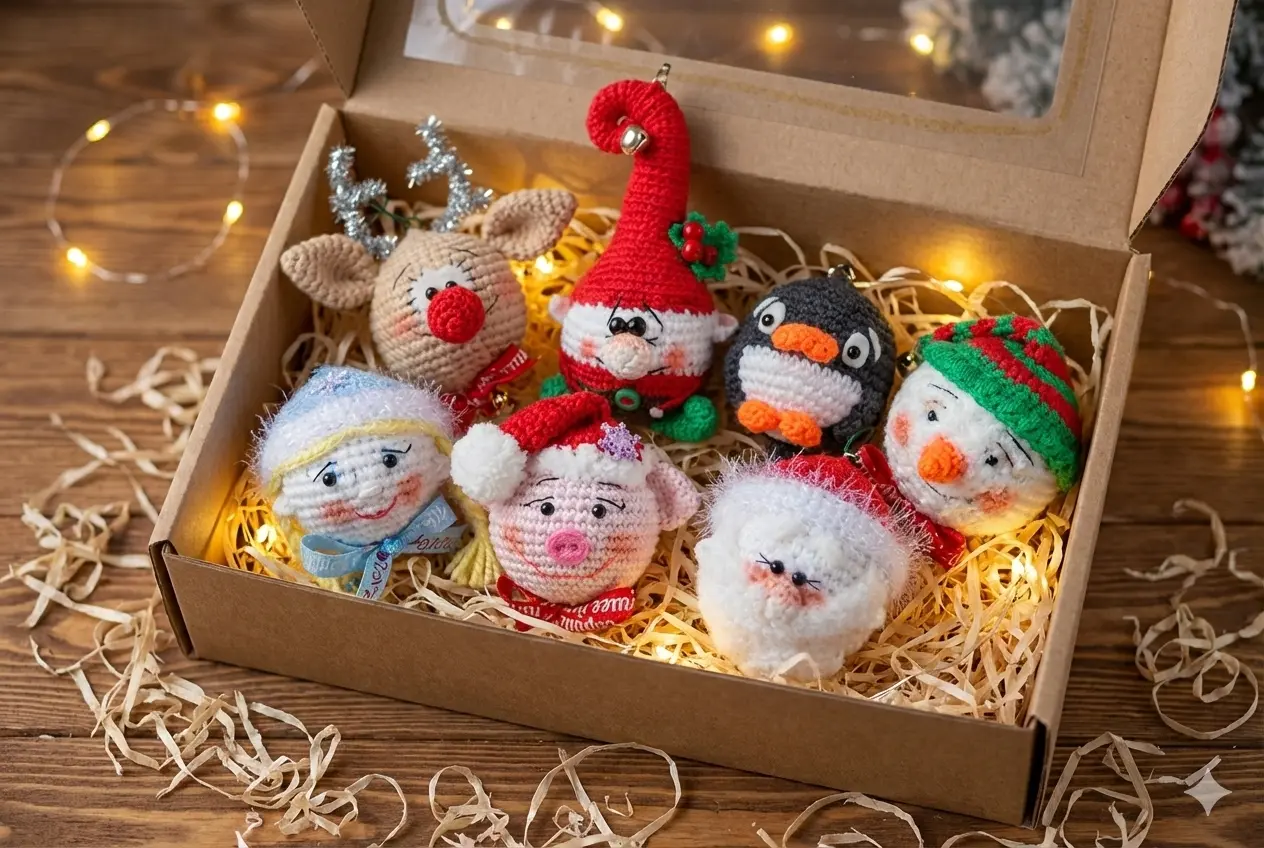 O Guia Definitivo dos Enfeites Natalinos de Luxo Como Criar (e Vender!) a Coleção Contos de Natal em Amigurumi