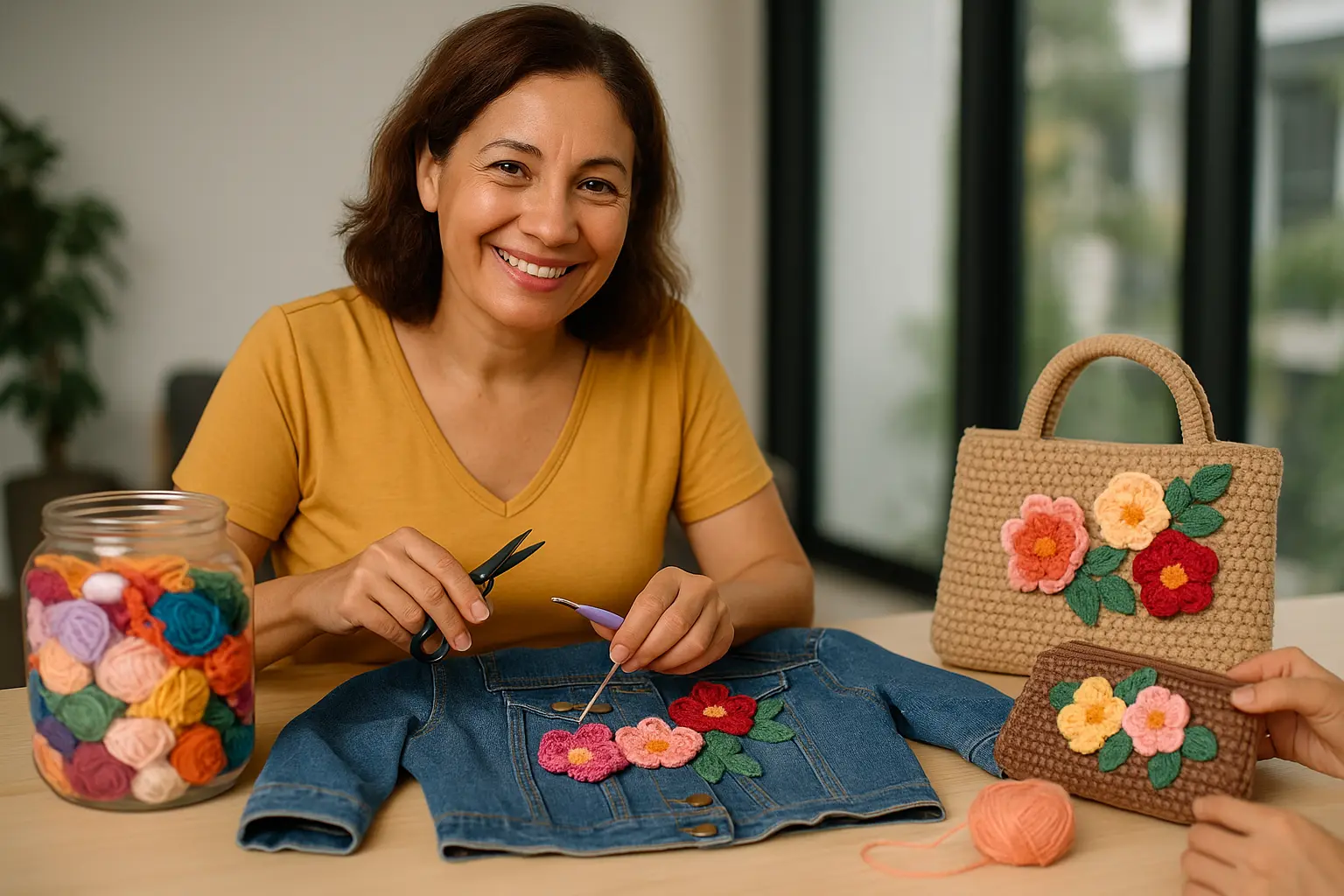 O Pulo da Gata: Como Flores de Crochê (feitas com sobras!) Podem DUPLICAR o Valor Percebido do seu Ateliê