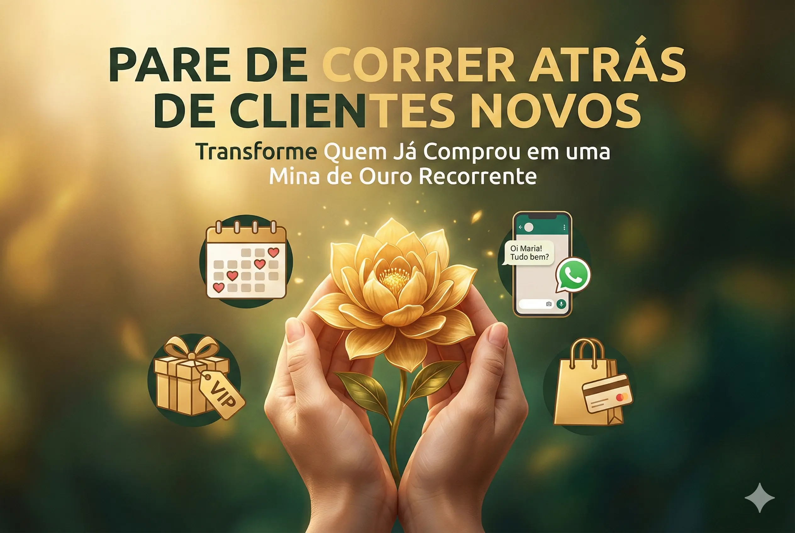 Pare de Correr Atrás de Clientes Novos: Como Transformar Quem Já Comprou de Você em uma Mina de Ouro Recorrente (O Poder da Fidelização)