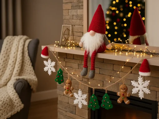 Varal de Crochê Natalino: O Guia da Artesã para uma Decoração Afetiva Além da Árvore Varal de Crochê Natalino: O Guia da Artesã para uma Decoração Afetiva Além da Árvore