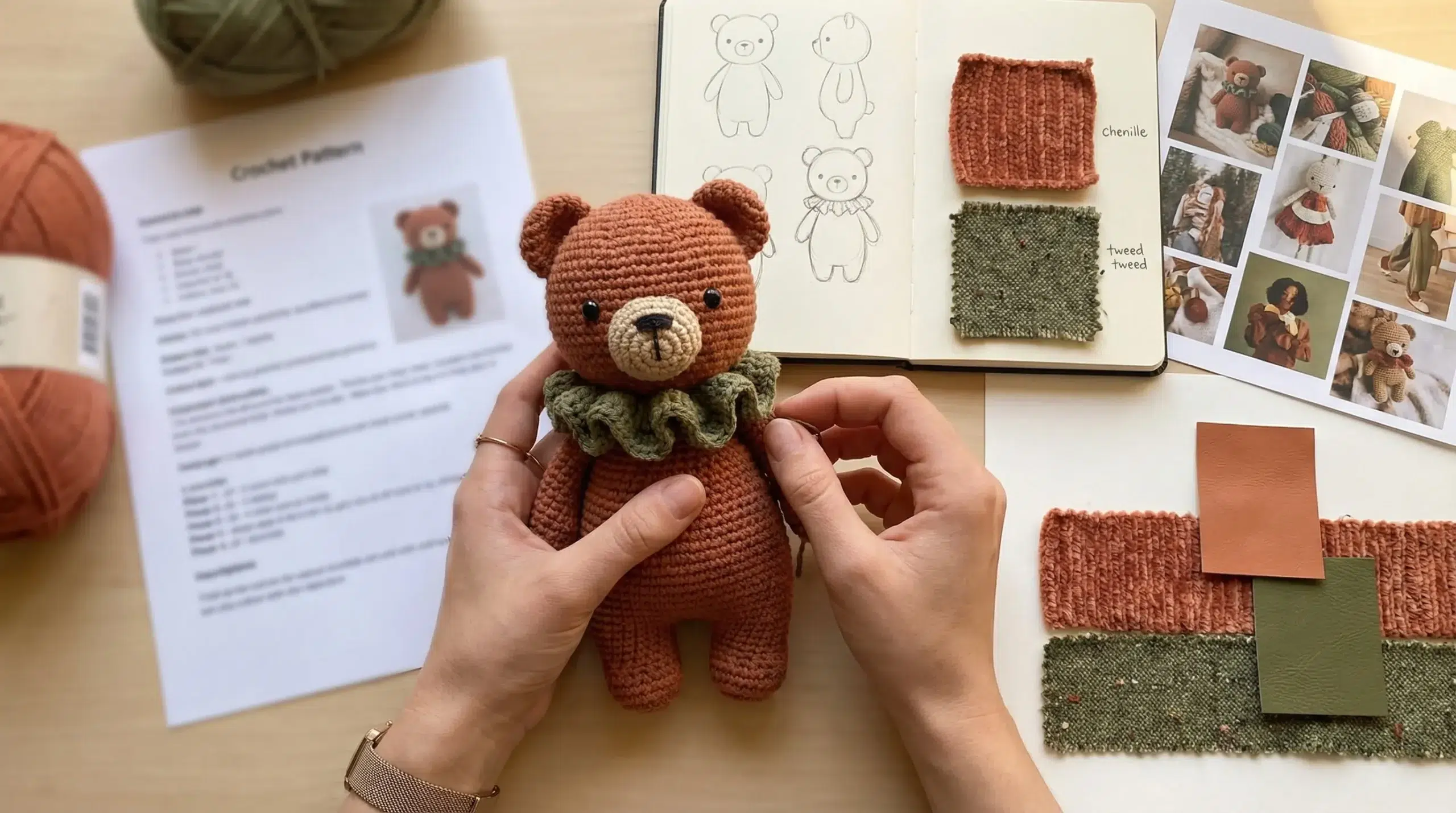 De Reprodutora a Designer: Como Encontrar sua Própria Assinatura no Crochê e Criar uma Marca Inconfundível