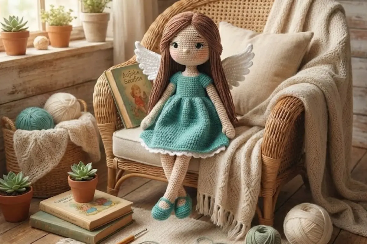 Anjinha Esperança: Muito Mais que um Amigurumi, um Símbolo de Luz e Proteção para o seu Ateliê