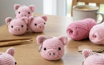Chaveiro Porquinho Amigurumi: Receita Passo a Passo Lucrativa