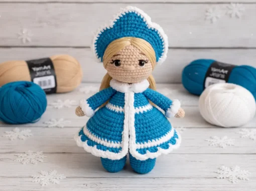 Como Fazer a Boneca Donzela de Neve Amigurumi: Guia Completo para Encantar e Lucrar Como Fazer a Boneca Donzela de Neve Amigurumi: Guia Completo para Encantar e Lucrar