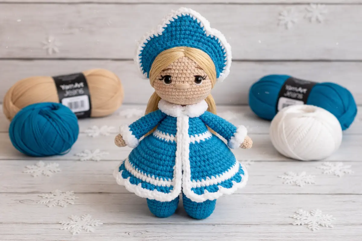Como Fazer a Boneca Donzela de Neve Amigurumi Guia Completo para Encantar e Lucrar
