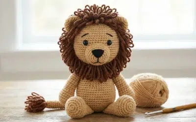 Como Fazer o Lindo Leão Júlio Amigurumi: Receita Grátis e o Segredo da Juba Perfeita para Vender Muito