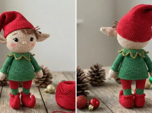 Elfo de Natal Amigurumi: Receita Passo a Passo Elfo de Natal Amigurumi: Receita Passo a Passo