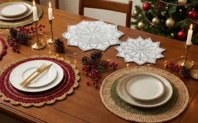 Modelos de Sousplat para Inspirar (e Lucrar) neste Natal: