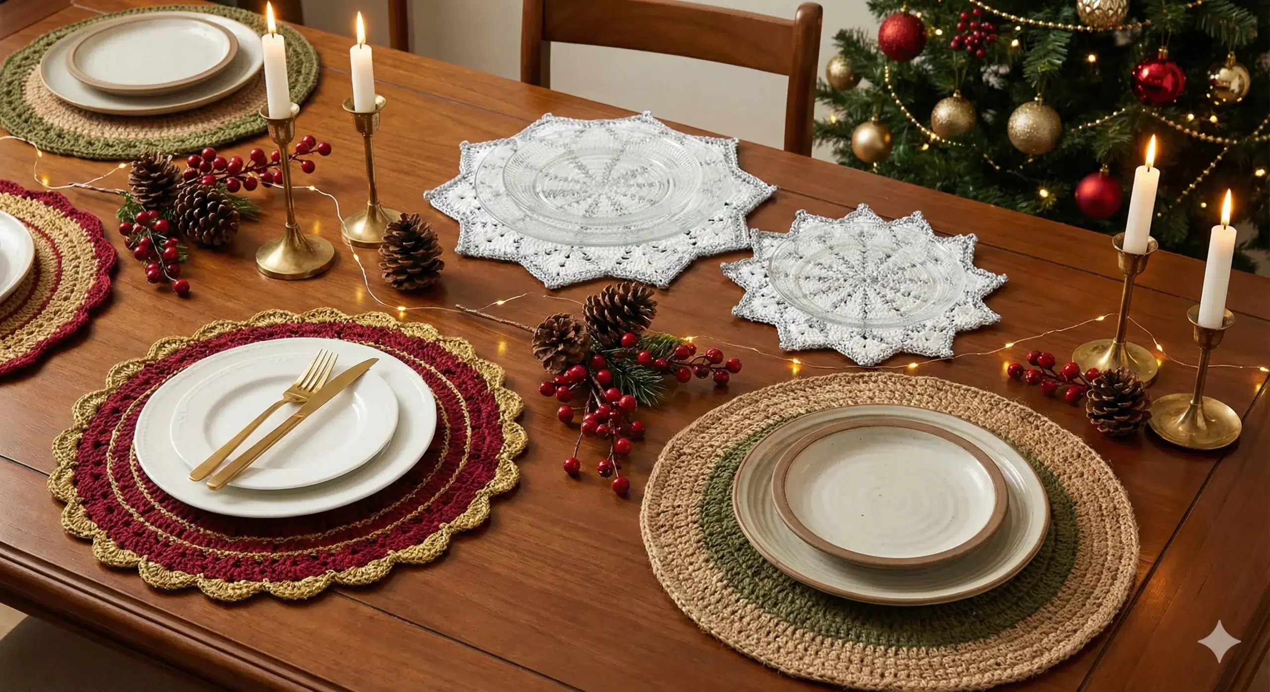 Modelos de Sousplat para Inspirar (e Lucrar) neste Natal: