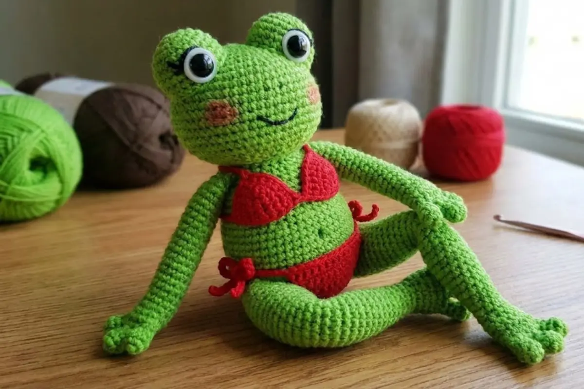 Ousadia e Humor: Por Que o “Sapo Sexy” de Biquíni Vai Ser o Viral do Seu Ateliê