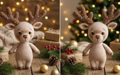 Rena Amigurumi: A Tendência de Decoração Natalina que Vai Dominar o Seu Ateliê