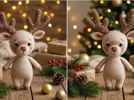 Rena Amigurumi: A Tendência de Decoração Natalina que Vai Dominar o Seu Ateliê Rena Amigurumi: A Tendência de Decoração Natalina que Vai Dominar o Seu Ateliê