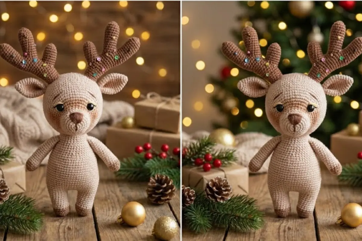 Rena Amigurumi A Tendência de Decoração Natalina que Vai Dominar o Seu Ateliê