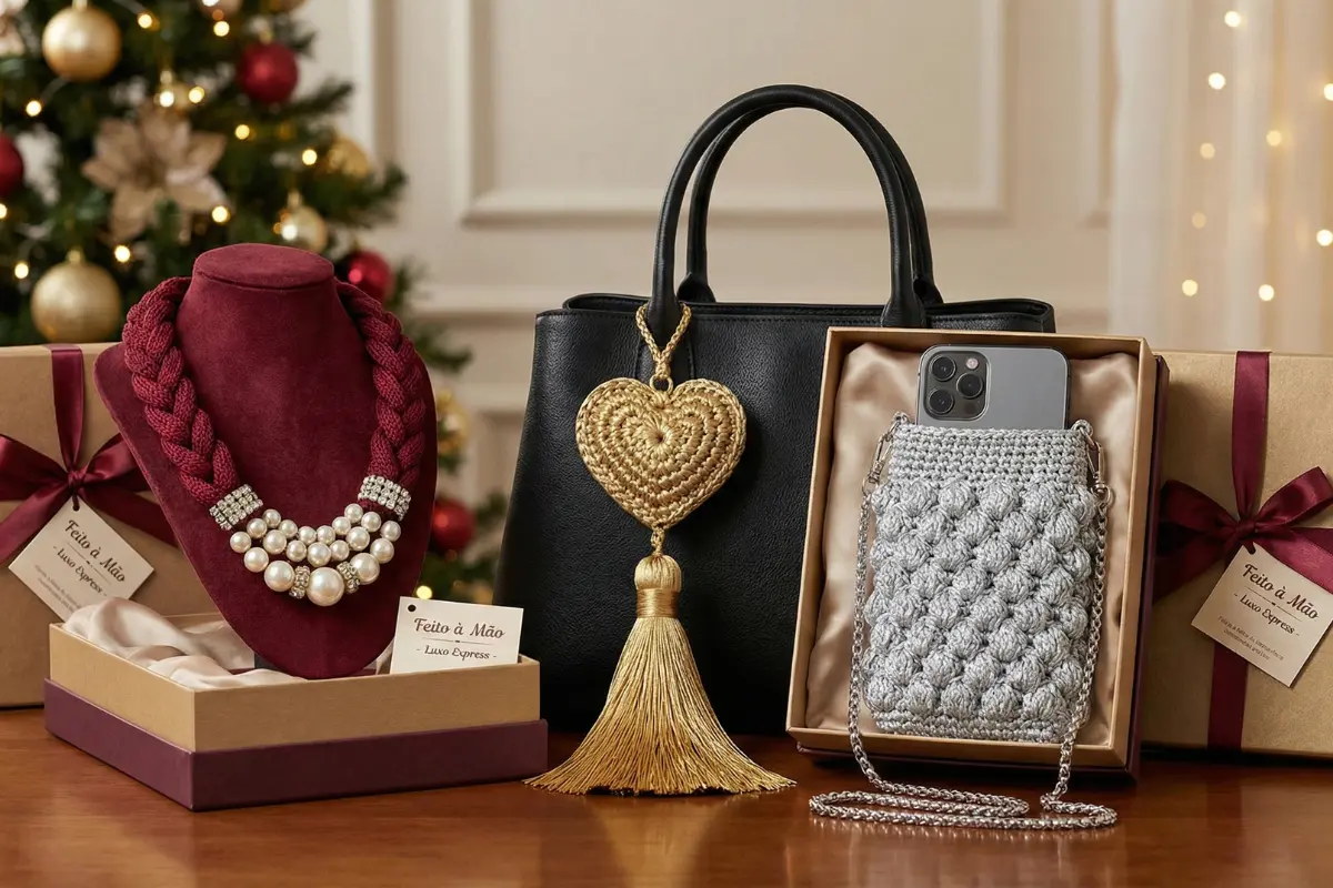 Salvando o Natal: 3 Peças de Crochê Rápidas (feitas em menos de 2h) que Parecem Custar uma Fortuna