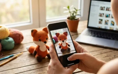 Sua Peça é Linda, mas a Foto não Vende? 5 Dicas Práticas para Tirar Fotos Profissionais de Amigurumi usando apenas o Celular