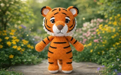 Tigre Amigurumi: O Amigo de Bolso Perfeito para Iniciantes Lucrarem!