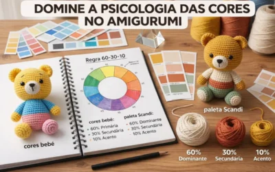 A Ciência da Fofura: Dominando a Psicologia das Cores para Valorizar seu Amigurumi