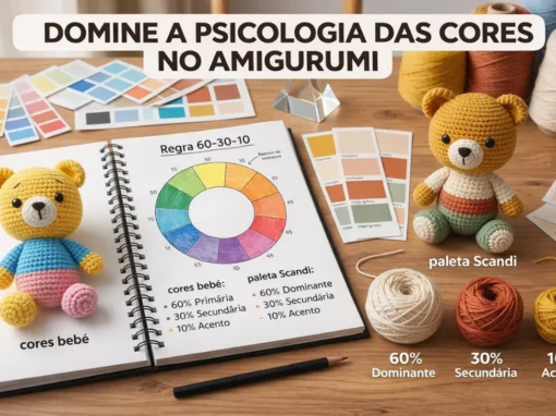 A Ciência da Fofura: Dominando a Psicologia das Cores para Valorizar seu Amigurumi A Ciência da Fofura: Dominando a Psicologia das Cores para Valorizar seu Amigurumi