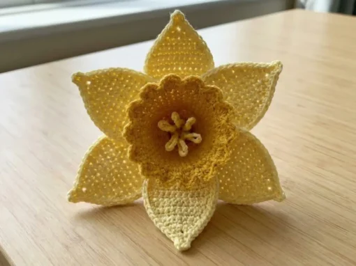 Como Fazer a Linda Flor Narciso (Daffodil) de Crochê: Passo a Passo Completo Como Fazer a Linda Flor Narciso (Daffodil) de Crochê: Passo a Passo Completo