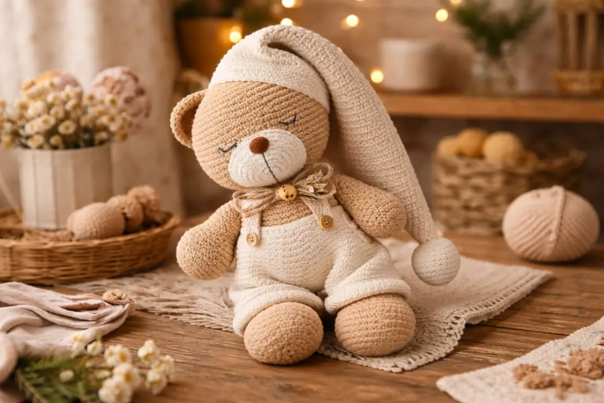 Urso Dorminhoco Amigurumi: O Guia Definitivo para Criar o Companheiro de Sonhos Perfeito