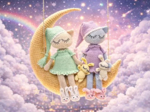 A Fofura em Dose Dupla: Dominando a Arte dos “Amigurumis Companheiros” com a Gata Sonya e o Mini Coelhinho A Fofura em Dose Dupla: Dominando a Arte dos “Amigurumis Companheiros” com a Gata Sonya e o Mini Coelhinho
