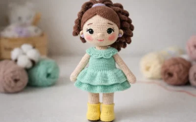 Como fazer a boneca Monica Amigurumi