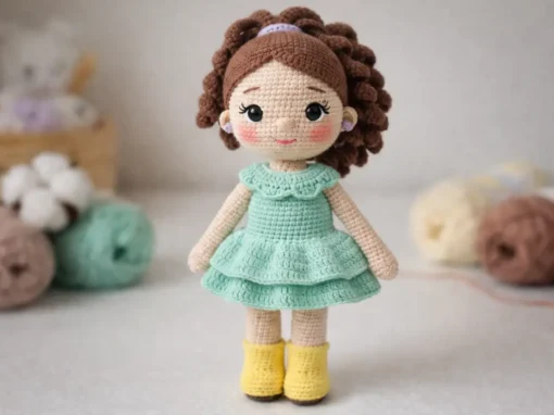 Como fazer a boneca Monica Amigurumi Como fazer a boneca Monica Amigurumi