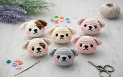 O Lucro que Cabe na Palma da Mão: Como Fazer Lindos Broches de Cachorrinho em Amigurumi e Dominar o Nicho Pet