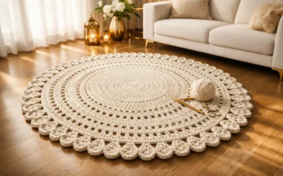 Renovação Instantânea: Transforme Sua Sala com Este Lindo Tapete Super Fácil de Fazer