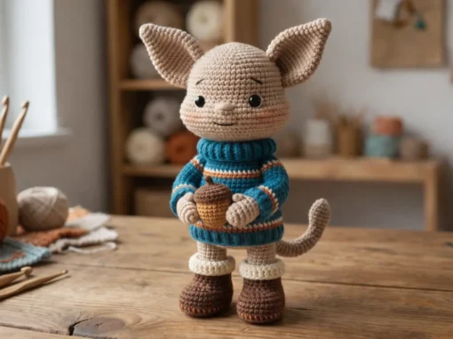 Guia Definitivo do Amigurumi: Receita de Ratinho com Suéter e Dicas de Monetização Guia Definitivo do Amigurumi: Receita de Ratinho com Suéter e Dicas de Monetização
