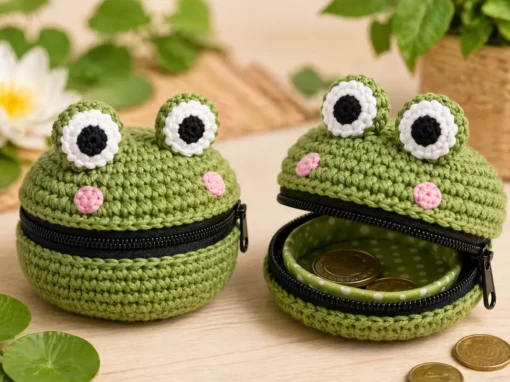 O Encanto das Mini-Bolsas Amigurumi: Como Unir Utilidade e Fofura num Único Projeto