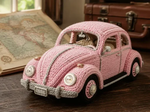 Fusca Vintage de Crochê: Receita Grátis e Passo a Passo Completo em Amigurumi! Fusca Vintage de Crochê: Receita Grátis e Passo a Passo Completo em Amigurumi!