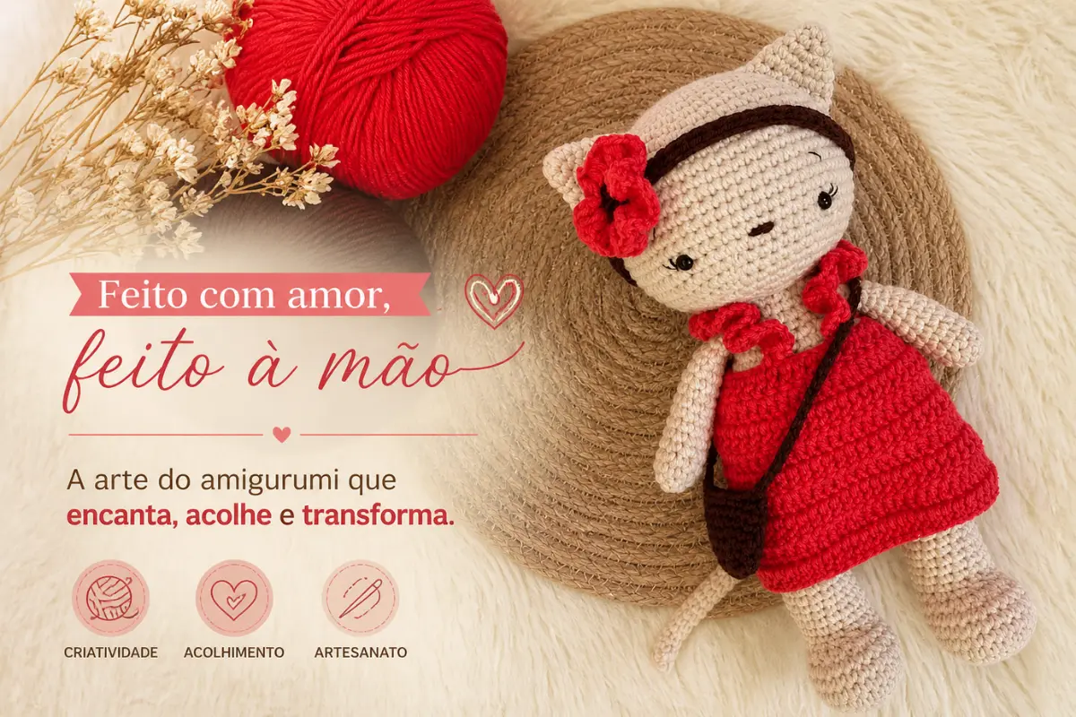 Do Hobby ao Lucro: O Guia Definitivo para Faturar com a Gatinha Rosita de Amigurumi