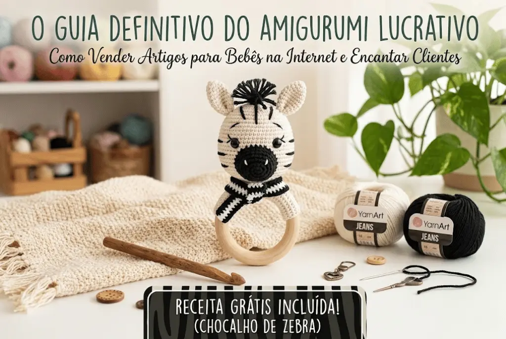 O Guia Definitivo do Amigurumi Lucrativo: Como Vender Artigos para Bebés na Internet, Encantar Clientes e Valorizar o seu Trabalho Manual