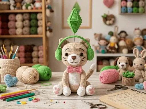 [RECEITA GRÁTIS] Do Viral às Agulhas: Como Lucrar com o Amigurumi do Gato do Meme