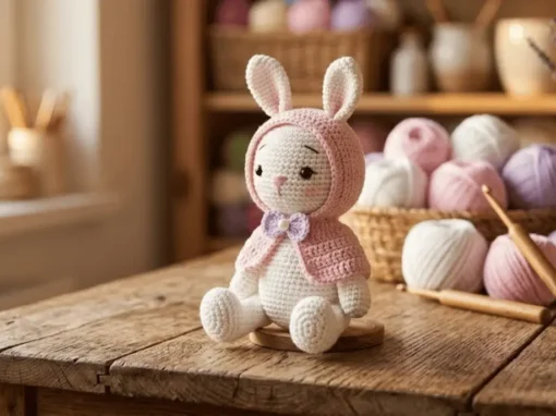 Receita Grátis Amigurumi: Coelhinha de Capuz Rosa Receita Grátis Amigurumi: Coelhinha de Capuz Rosa
