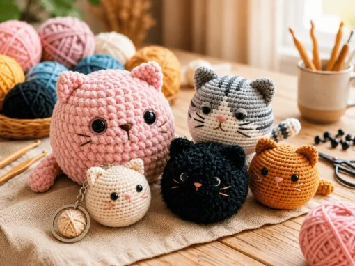 Receita Grátis de Amigurumi: Gatinhos Redondinhos para Alavancar Suas Vendas Receita Grátis de Amigurumi: Gatinhos Redondinhos para Alavancar Suas Vendas