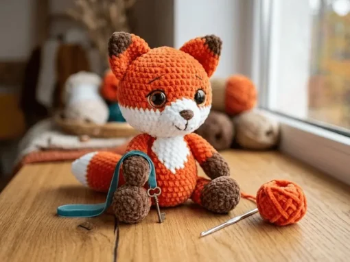 Receita Grátis de Amigurumi: Raposinha de Pelúcia Receita Grátis de Amigurumi: Raposinha de Pelúcia